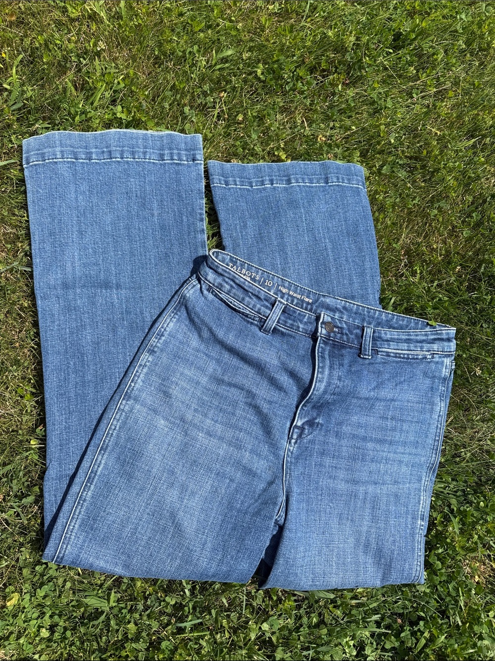Talbots Denim High-Waist Bootcut Jeans size 10